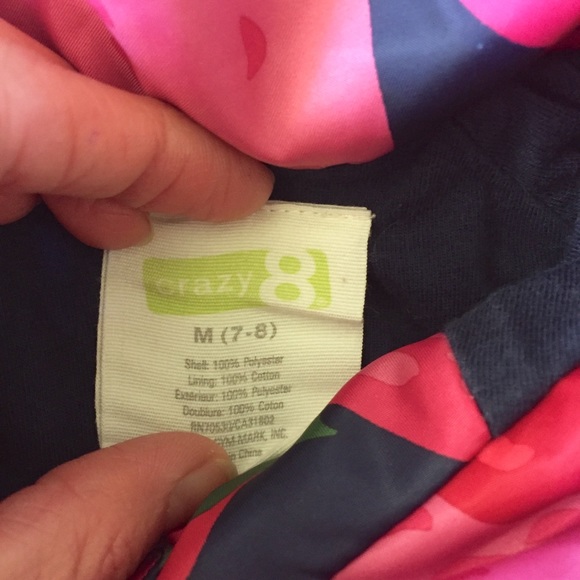 Berry Beautiful StrawberryCrazy 8 Raincoat🍓💙💗 - Picture 5 of 6